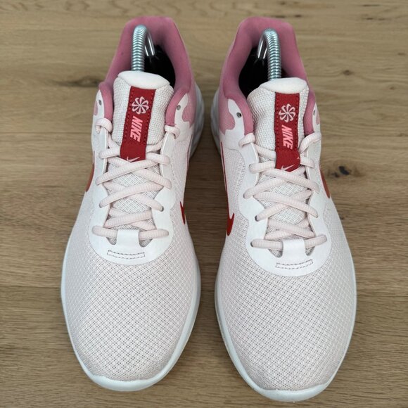 Nike Womens Revolution 6 Road Running Shoes Size 11 Pink White Athletic DC3729 - Picture 3 of 14